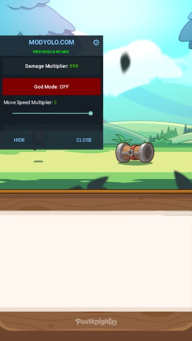 邮差骑士2内置功能菜单