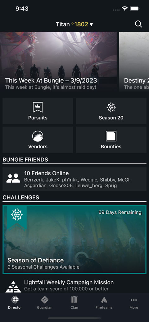 Destiny 2 Companion苹果版(天命2伴侣)v9.5.4(2)