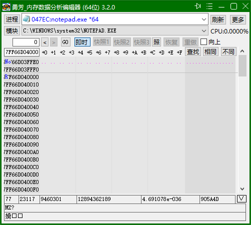 勇芳内存数据分析编辑器绿色官方版