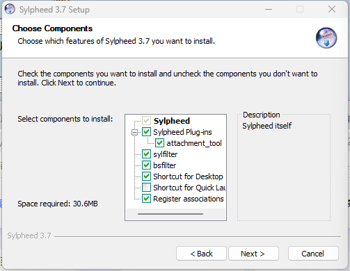 Sylpheed(Email客户端程序)