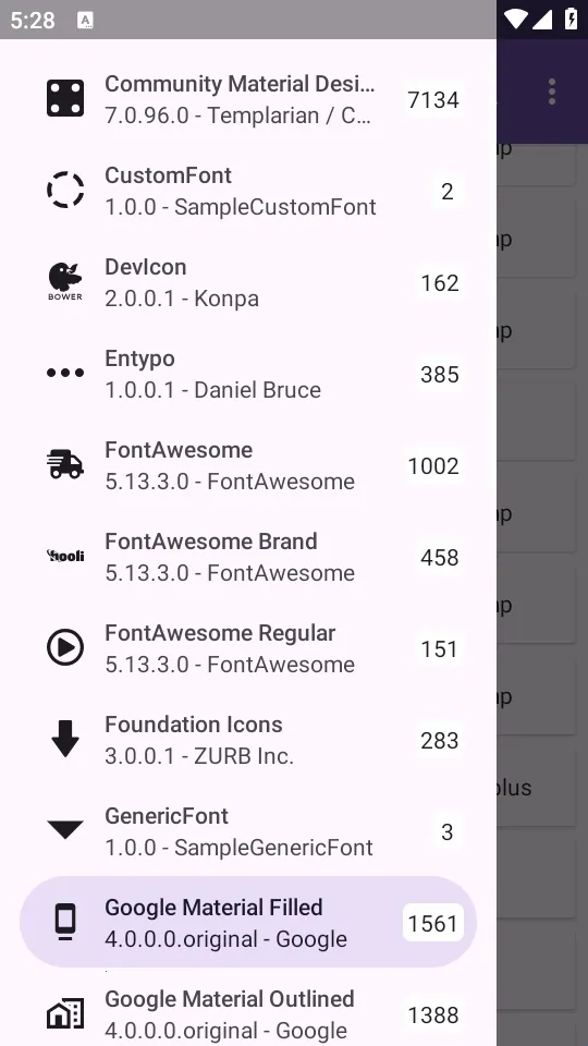 安卓图标库Android Iconics(图标更换工具)