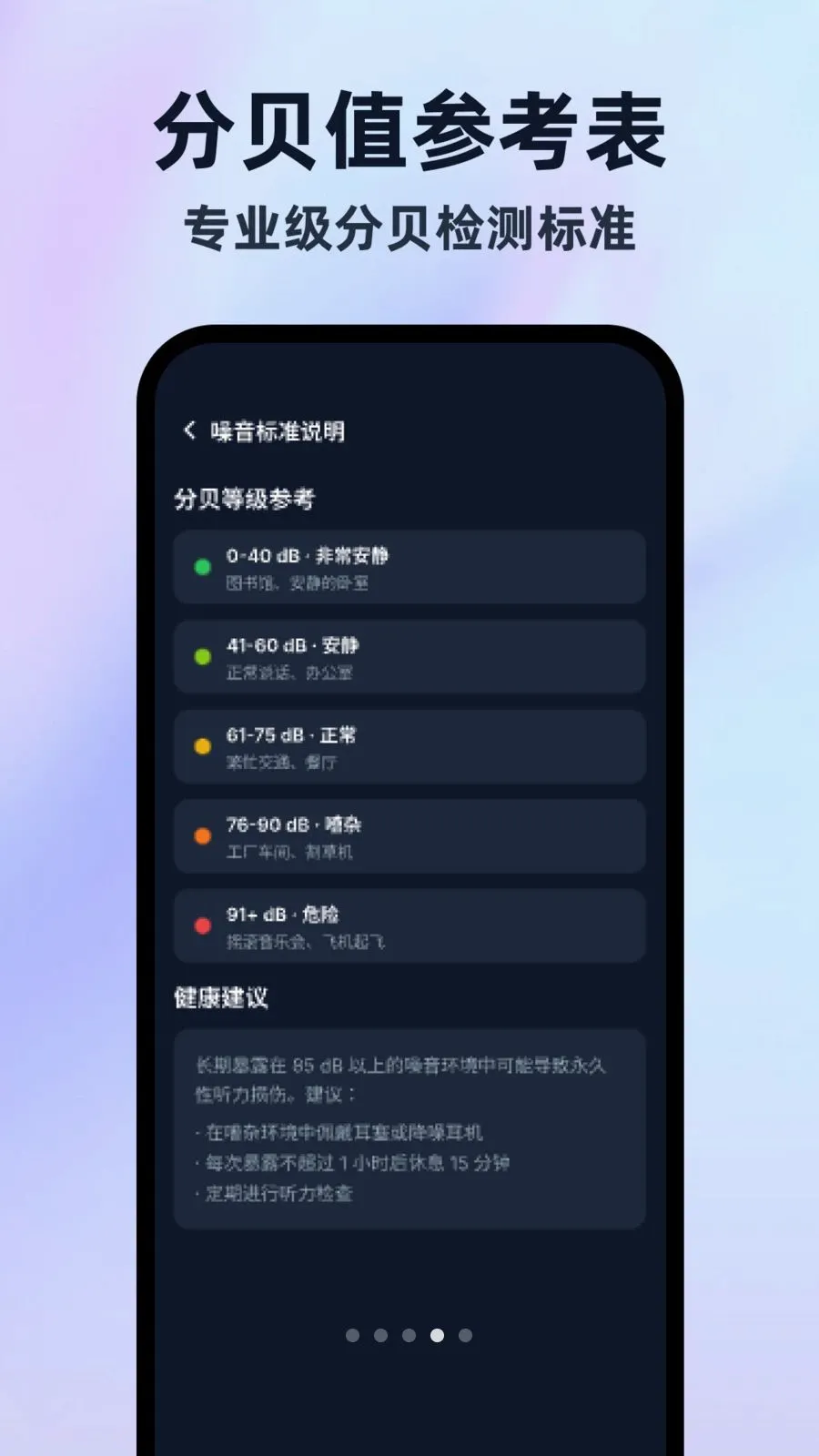 噪音分贝仪录音版(噪音测量录音应用)v1.0.0(4)