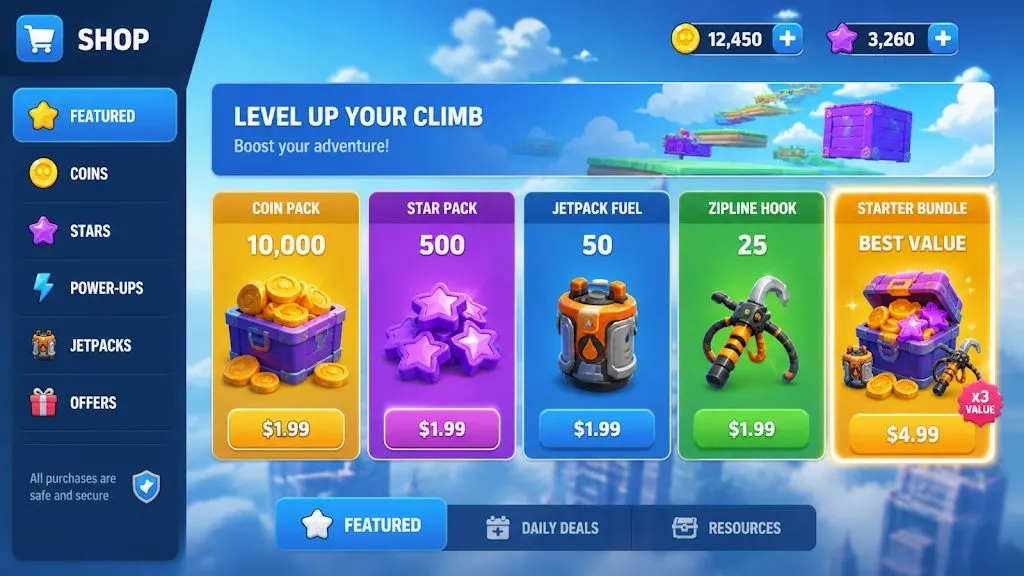 天空攀爬(攀爬跑酷游戏)v1.0.1(1)